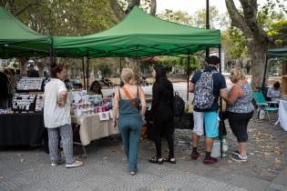 Feria de Economía Social y Solidaria en plaza de los Treinta y Tres