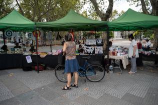 Feria de Economía Social y Solidaria en plaza de los Treinta y Tres