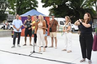 Inauguración de plaza Recreo en el entorno del Espacio Modelo