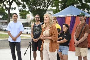 Inauguración de plaza Recreo en el entorno del Espacio Modelo