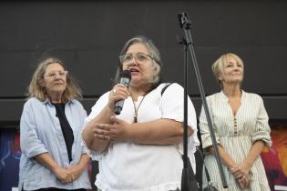 Intendenta Carolina Cosse en la inauguración del Espacio Colabora