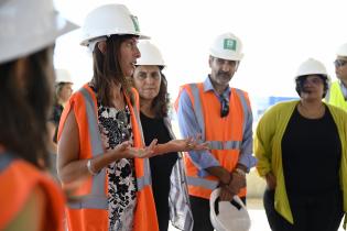 Recorria de la Intendenta de Montevideo por obras del Laboratorio de Bromatología