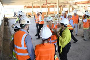 Recorria de la Intendenta de Montevideo por obras del Laboratorio de Bromatología