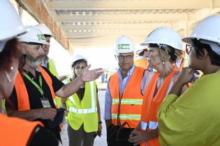 Recorria de la Intendenta de Montevideo por obras del Laboratorio de Bromatología