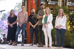 Carolina Cosse y Federico Graña, participan del lanzamiento de obras en el parque Modelo