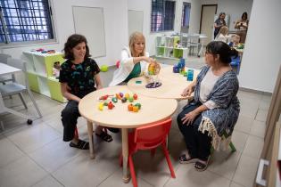 Intendenta de Montevideo Carolina Cosse,  participa de la inauguración del servicio de fonoaudiología en la policlínica Yucatán