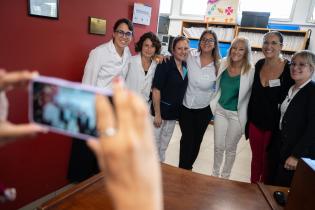 Intendenta de Montevideo Carolina Cosse, participa de la inauguración del servicio de fonoaudiología en la policlínica Yucatán Intendenta de Montevideo Carolina Cosse, participa de la inauguración del servicio de fonoaudiología en la policlínica Yucatán