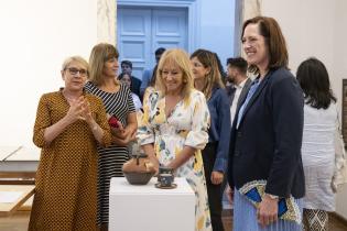 Intendenta de Montevideo Carolina Cosse, presenta las obras de restauración en el Museo Juan Manuel Blanes