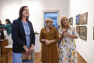 Intendenta de Montevideo Carolina Cosse, presenta las obras de restauración en el Museo Juan Manuel Blanes