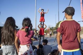 Intervención artística dirigida a infancias y adolescencias en Balcón del Cerro Intervención artística dirigida a infancias y adolescencias en Balcón del Cerro