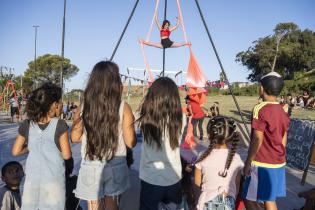 Intervención artística dirigida a infancias y adolescencias en Balcón del Cerro Intervención artística dirigida a infancias y adolescencias en Balcón del Cerro