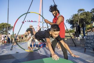  Intervención artística dirigida a infancias y adolescencias en Balcón del Cerro 