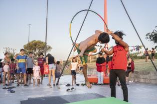 Intervención artística dirigida a infancias y adolescencias en Balcón del Cerro Intervención artística dirigida a infancias y adolescencias en Balcón del Cerro