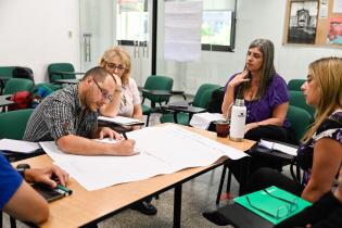 Capacitación a funcionarias y funcionarios de la brigada de emergencias de Desarrollo Social 