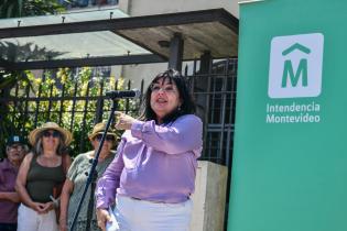 Colocación de placa en homenaje a Juana de Ibarbourou Colocación de placa en homenaje a Juana de Ibarbourou