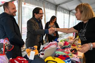 Intendenta (i) Mauricio Zunino recorre la feria de Mujeres Emprendedoras   , 12 de Marzo de 2024