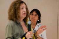 Ana Falú junto a Natalia Czytajlo, dictan taller sobre : Desafíos y herramientas para políticas públicas territoriales con inclusión de género