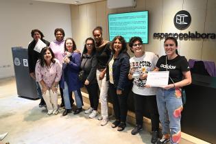 Solana Quesada y María Inés Obaldía, participan de la entrega de premios Fortalecidas Juntas 2024