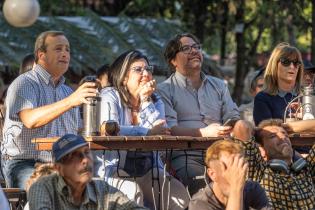 Pablo Barletta, María Inés Obaldía, Mauricio Zunino (i) y Olga Otegui, participan de la Semana Criolla 2024