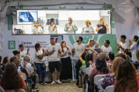 Álvaro Recoba en Cocina Uruguay en la Semana Criolla 2024