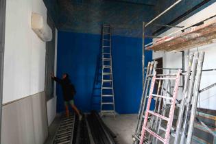 Avance de obras del Centro de atención y cuidados comunitarios RESUENA Avance de obras del Centro de atención y cuidados comunitarios RESUENA