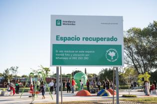 Inauguración de la plaza Parque Guaraní