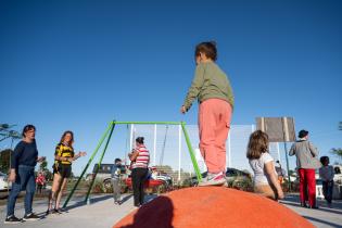 Inauguración de la plaza Parque Guaraní