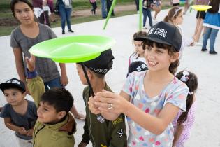 Inauguración de la plaza Parque Guaraní