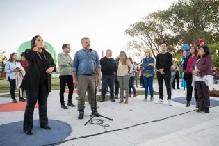 Inauguración de la plaza Parque Guaraní