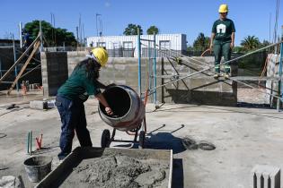 Obras de mejora del plan ABC+ en el barrio Los Milagros