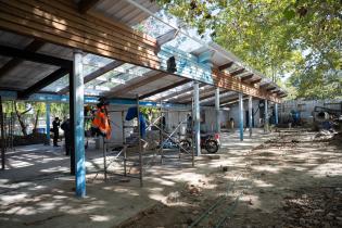Avance de obras en el Mercado Verde Avance de obras en el Mercado Verde