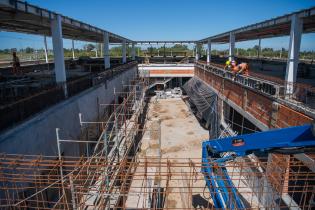 Avance de obras en el laboratorio de Bromatología, 9 de abril de 2024