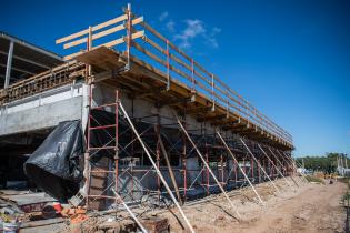 Avance de obras en el laboratorio de Bromatología, 9 de abril de 2024