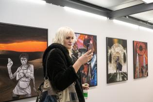 Exposición Guerreras Futuras - Sofìa Saunier,  en el Centro de Exposiciones SUBTE