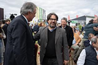 Mauricio Zunino (i) en el acto Inaugural de la Expo Melilla 2024