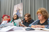 Charla y lecturas de Escritoras Latinoameritravas, Marlene Wayar, Iki Yos y Claudia Rodriguez