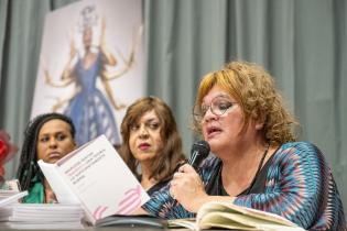 Charla y lecturas de Escritoras Latinoameritravas, Marlene Wayar, Iki Yos y Claudia Rodriguez Charla y lecturas de Escritoras Latinoameritravas, Marlene Wayar, Iki Yos y Claudia Rodriguez