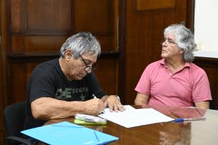 Firma de convenio de presupuestación de la Banda Sinfónica de Montevideo