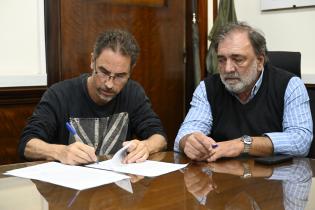 Firma de convenio de presupuestación de la Banda Sinfónica de Montevideo