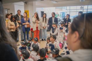 Visita de escolares al mirador panorámico en el marco del proyecto Detectives