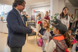 Visita de escolares al mirador panorámico en el marco del proyecto Detectives