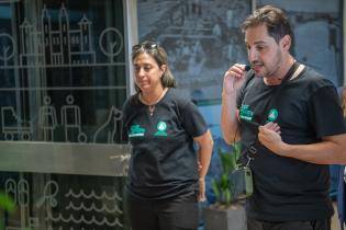 Visita de escolares al mirador panorámico en el marco del proyecto Detectives