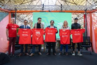 Lanzamiento de la Maratón Montevideo en el Espacio Modelo Lanzamiento de la Maratón Montevideo en el Espacio Modelo