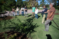 Plantación de árboles en conmemoración del Día de la Nación Charrúa y la Identidad Indígena de Uruguay