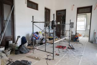Avance de obras del Centro de atención y cuidados comunitarios RESUENA Avance de obras del Centro de atención y cuidados comunitarios RESUENA