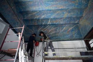 Avance de obras del Centro de atención y cuidados comunitarios RESUENA Avance de obras del Centro de atención y cuidados comunitarios RESUENA
