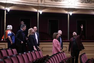 Visita de la presidenta de Grecia, Katerína Sakellaropoúlou, al Teatro Solis