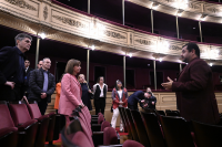 Visita de la presidenta de Grecia, Katerína Sakellaropoúlou, al Teatro Solis