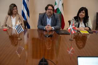 Mauricio Zunino (i) recibe a delegación de Durango Mauricio Zunino (i) recibe a delegación de Durango