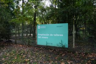 Vivero en el parque Rivera